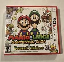 Mario & Luigi: Superstar Saga + Bowser's Minions Nintendo 3DS 2017 Tested Game