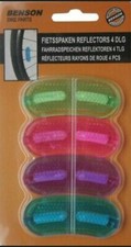 Réflecteurs catadioptres pour rayons vélos VTT VTC x4