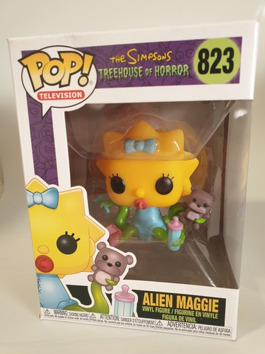 FUNKO POP The Simpsons Treehouse of Horror Alien Maggie 823 Halloween - Picture 1 of 4