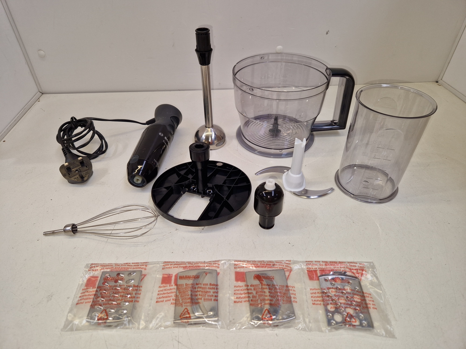 Bosch ErgoMixx MS62B6190G 1000W Hand Blender Grelly UK