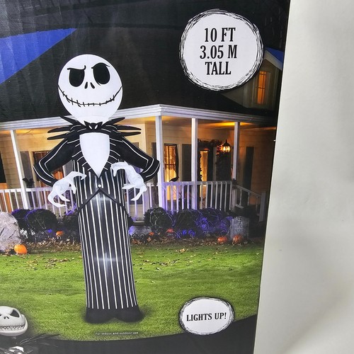 Disney Nightmare Before Christmas 10-ft Jack Skellington Airblown Inflatable NEW - Picture 2 of 5