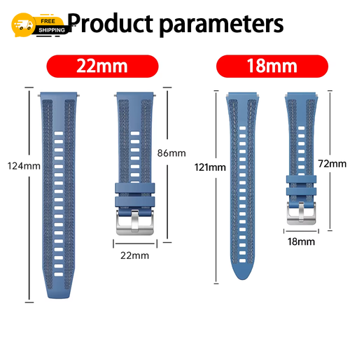 22 18Mm Nylon Strap for HUAWEI WATCH GT 5 4 3 2 PPro 46 41Mm Silicone Band Brace - 第 3/24 張圖片