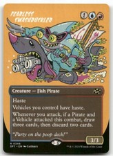 Fearless Swashbuckler (Borderless) #346 MTG Aetherdrift NM X1