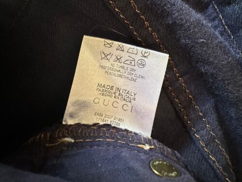 Gucci, blue cotton denim jeans Color blue Size 50 IT - Picture 11 of 11