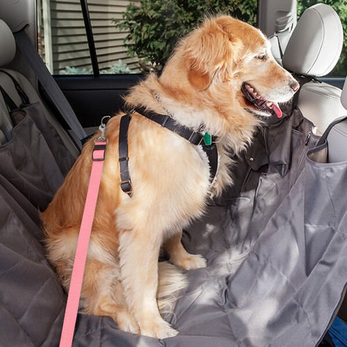 1-Pink-Dog-Car-Safety-Belt-Adjustable-Safety-Restraint-Travel-Harness-Collars