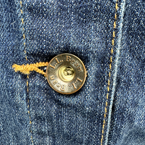 LL Bean Womens Lightweight Jean Jacket Size Medium Blue Medium Wash - Picture 4 of 10
