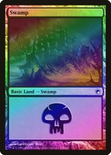 Swamp (238) FOIL Scars of Mirrodin NM Basic Land MAGIC GATHERING CARD ABUGames