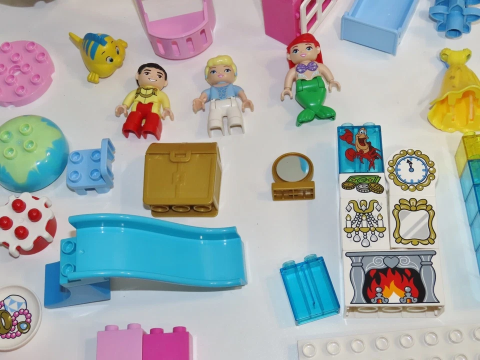 Lego Duplo Castillo de Cenicienta Disney Princesa Gran Lote Sirena Foto 2 de 4