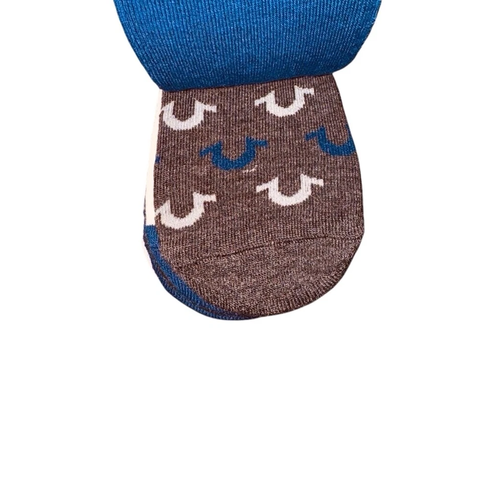 Calcetines True Religion para hombre pk now show forro azul blanco talla 8-12,5 Foto 3 de 4