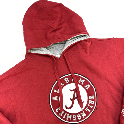 Alabama Crimson Tide e5 Hoody Sweatshirt Cotton Blend Men 2XL Red Logo