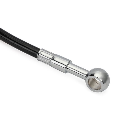 Black Steel Braided Rear Brake Line For Yamaha Banshee 350 YFZ 350 1990-2006 NEW - Picture 12 of 12