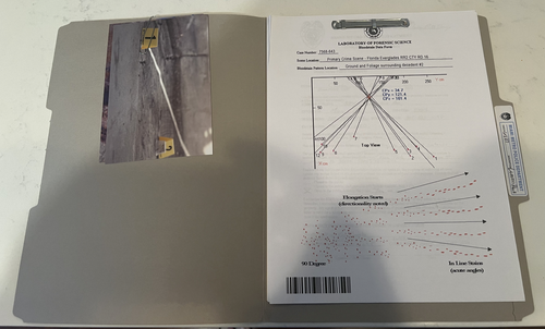 Schermo originale Dexter Michael C Hall usato Prop Forensic Science Lab rapporto raro - Foto 3 di 8