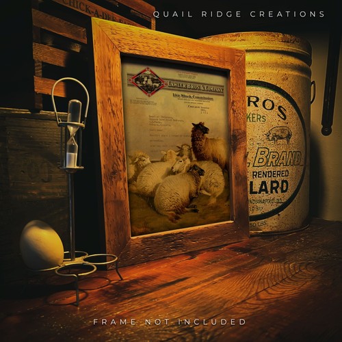 Vintage Sheep Lamb Farmer Art Print 8X10 Livestock Breeder Farmhouse Wall Decor - Picture 6 of 8