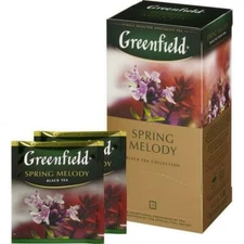 Greenfield black tea collection, Spring Melody, 25 teabags * 1.5gr