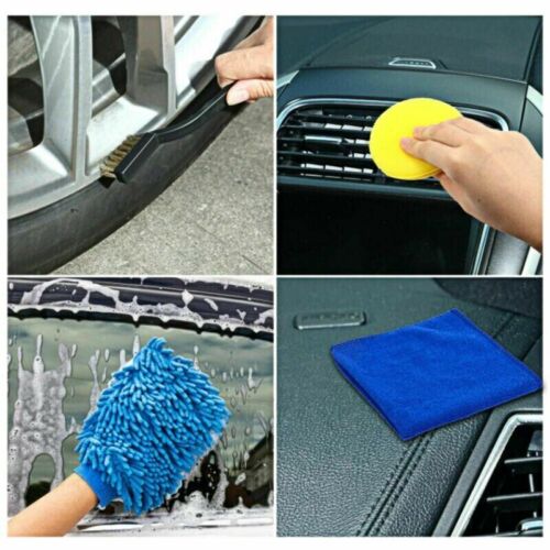 30PCS Detailing Brush Drill Cleaning Tools Kit Auto Car Engine  Wheel Washing US - Imagen 5 de 16