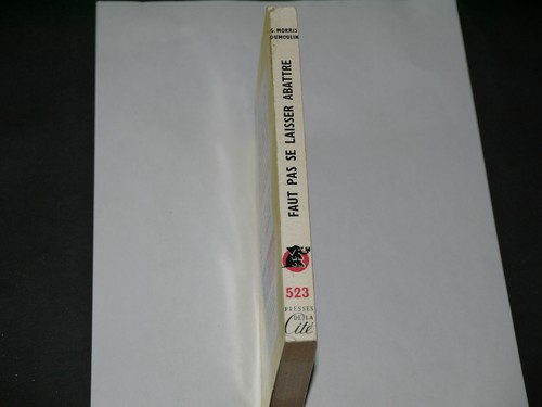 COLLECTION UN MYSTÈRE N°523 G. MORRIS DUMOULIN FAUT PAS SE LAISSER ABATTRE 1960  - Bild 2 von 3