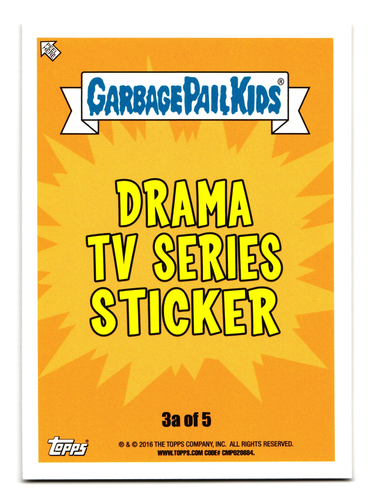 Washed Will 2016 Garbage Pail Kids Chicago Med Will Halstead Parody Sticker - Picture 2 of 2