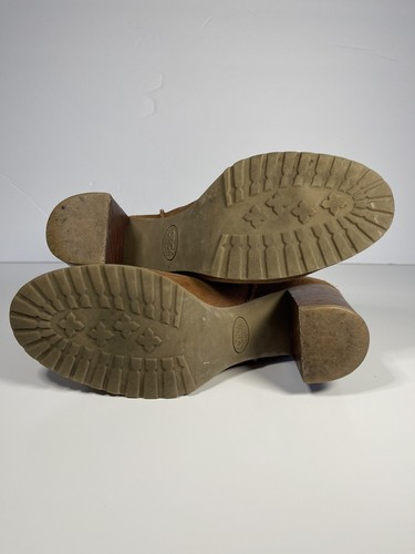 Circa Joan And David Boots, Size 6.5, Suede Ankle Boots, Cognac - Picture 4 of 9