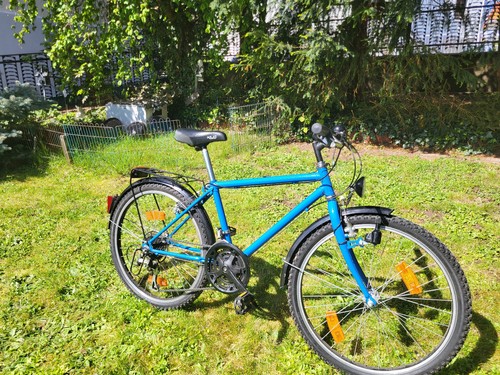 Winora Jugendfahrrad 24 Zoll gebraucht, blau, straßenverkehrsgerecht, gepflegt! - Bild 2 von 9