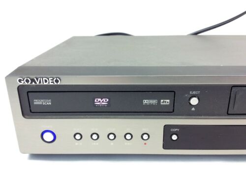 Go Video DV2130 Dual DVD VHS Player Made in Korea Electronics Vintage Used - Picture 2 of 12