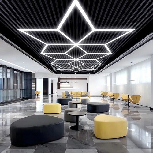 Rhombus LED-Beleuchtung Auto Detail Haus Garage Werkstatt Einzelhandel Lamp 230V - Picture 10 of 23
