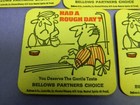 VINTAGE BELLOWS WHISKEY LOUISVILLE KENTUCKY HAD ROUGH DAY BARTENDER BAR COASTERS — photo 2