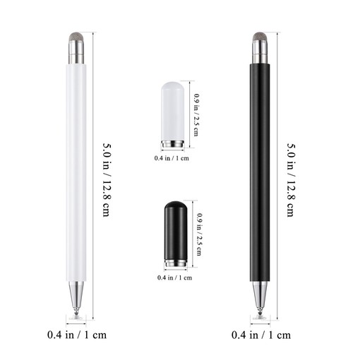2 Pieces Doppelköpfiger Stift Eingabestift Für Telefon Universeller - Zdjęcie 9 z 12