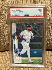 2020 Topps Willi Castro PSA 9 #509 Tigers RC Rookie Card