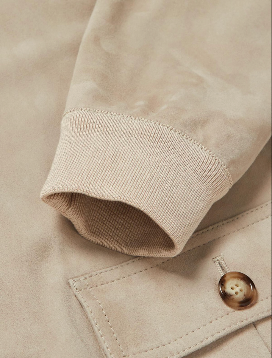 VALSTAR Valstarino Suede Bomber Jacket Lined size IT 48 | eBay