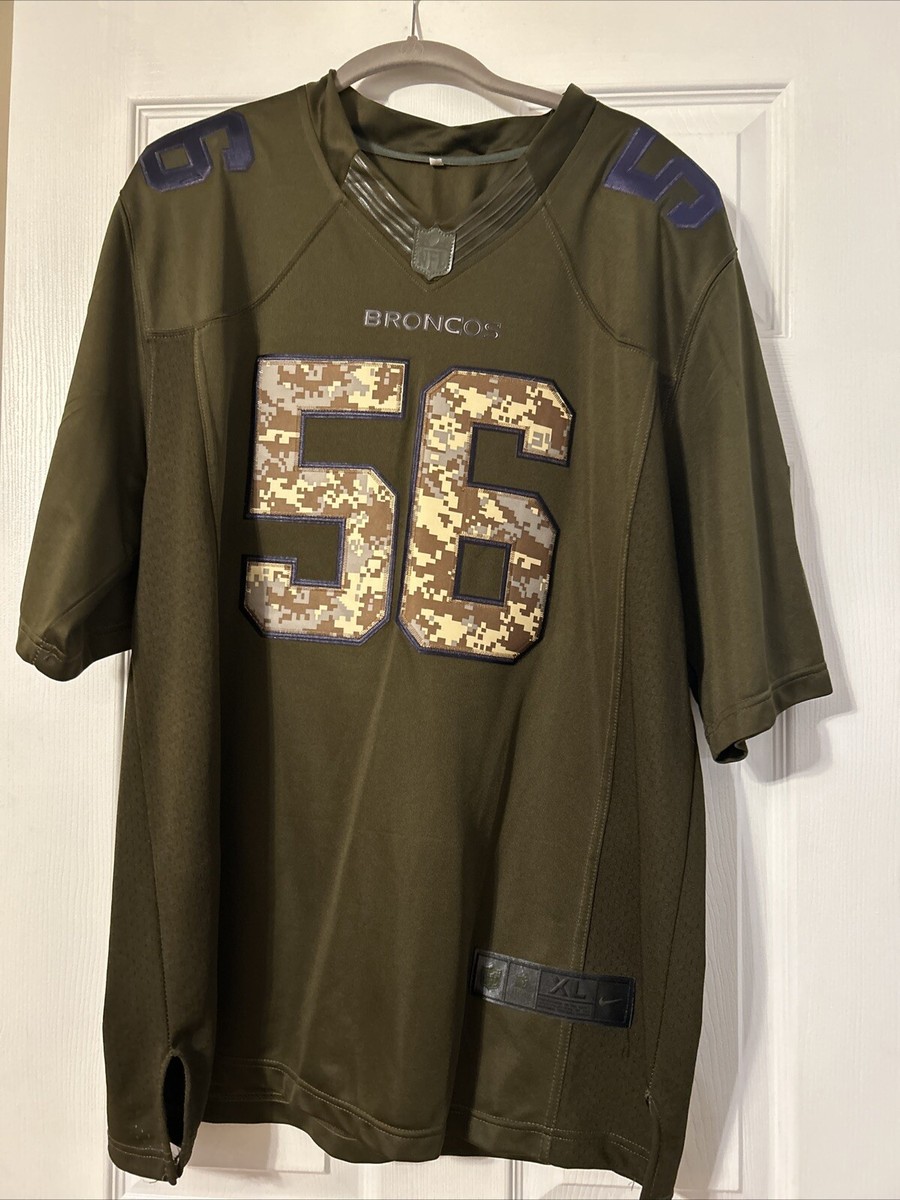 Denver broncos camouflage jersey sales