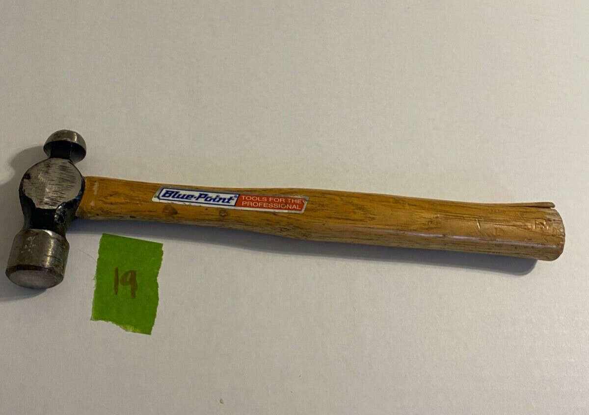 Blue Point Ball Peen Hammer with Wooden Handle 8 oz BP8B eBay