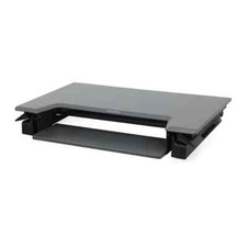 Ergotron WorkFit-TL Sit Stand Desktop Workstation - Black/Gray