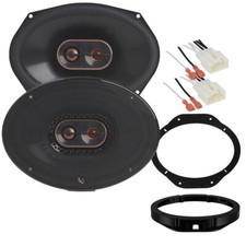 300 Watt Infinity Speakers 6"x9" 3-Way for Rear Deck For 2015-2023 Ford F-150