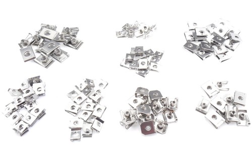 Verkleidungsclipse M4 M5 M6 M8 Edelstahl A2 3,5 3,9 4,2 4,8 5,5mm Blechmuttern - Bild 1 von 11