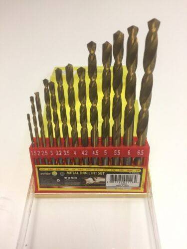 13pcs High-Speed Steel Metal Drill Bit Set Hard Metal Hss Bits With Storage Case - Picture 1 of 3