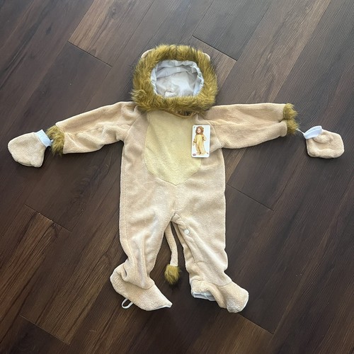 Fun World Childs Cuddly Lion Halloween Costume Infant Small 6-12 Months - NEW
