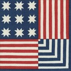 Vintage quilt Caspari Paper Napkins 33cm sq 20 pack 