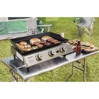 3-Burner 26,400-Btu Portable Gas Portable Flat Top Grill Griddle Outdoor Camping