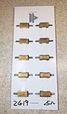 Lot of 10 Dale RH-5 .5 Ohm 1 5W Aluminum Power Resistor - New 