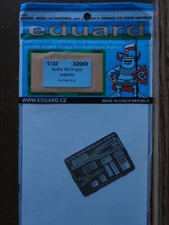 1/32 Eduard SPITFIRE Mk.IX Early SEATBELTS. Cockpit Photo Etch for Tamiya OOP