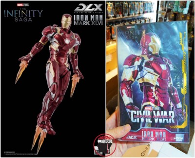 threezero アイアンマン マーク 46 Iron Man Mark 46 DLX Collectible Figure by Threezero