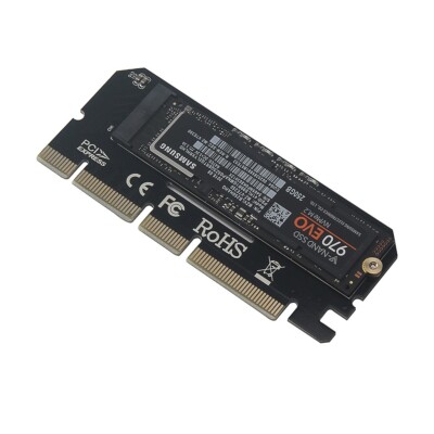 Pro M.2 NVMe SSD M.2 To PCIE 3.0 X16 X4 Adapter M Key Interface Card Full-Speed