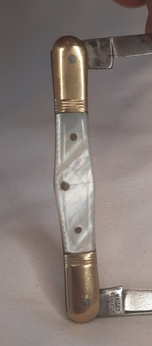 Vintage German United Cutlery Solingen Mother of Pearl 2 Blade Pen Knife (LOT 2) - Picture 12 of 17