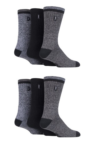Paquete de 6 calcetines acolchados de algodón para hombre Jeep Terrain para caminar senderismo talla 6-11 - Imagen 10 de 17