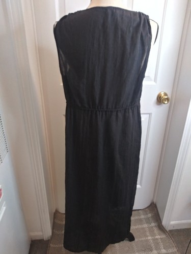 Kona Sol Black Duster Cover Up Size Small/Medium New - Picture 13 of 18