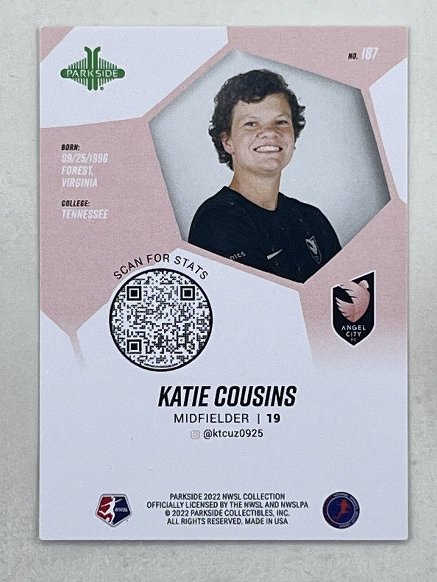 Katie Cousins 2022 Parkside NWSL Black & White RC #187