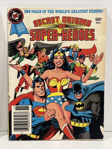 DC Digest Secret Origins Of Super-Heroes & Legion Of Super Heroes Paperback - Picture 4 of 5
