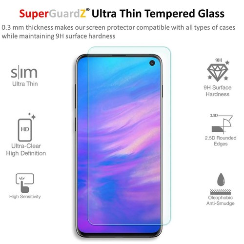 SuperGuardZ Tempered Glass Screen Protector Guard Shield For Samsung Galaxy S10e - Picture 3 of 11