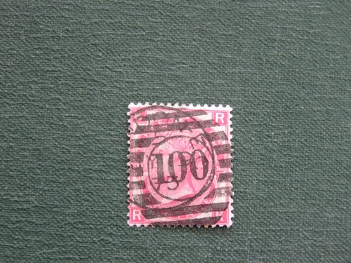 1867 SG103 3d rose Plate 10 - used.