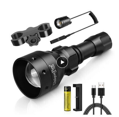 Linterna de caza LED UniqueFire UF-1503 zoom infrarroja IR 850nm antorcha - Imagen 28 de 35